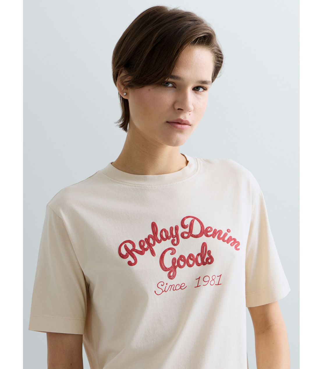 ボクシーフィット Tシャツ 詳細画像 アイボリー 6